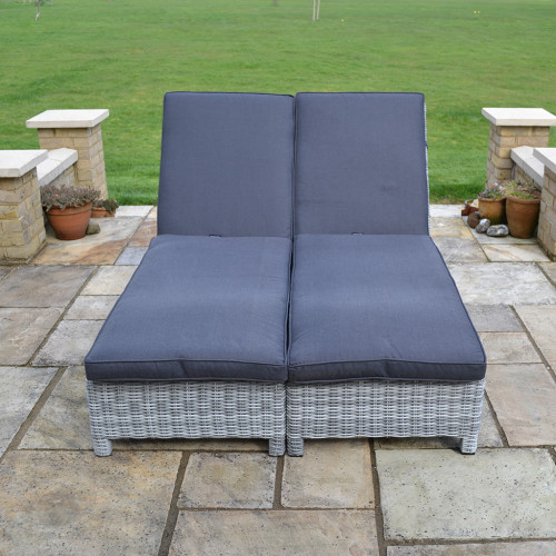 Slate Armless Sunlounger