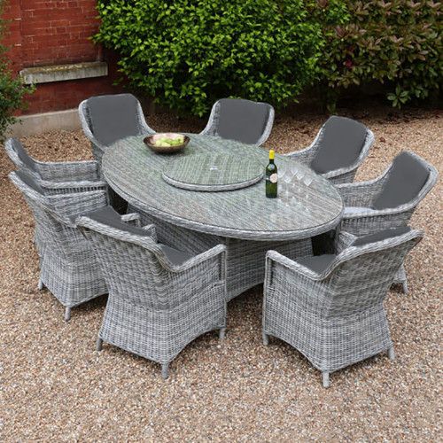 Oval Henley 8 Seater Dining Set