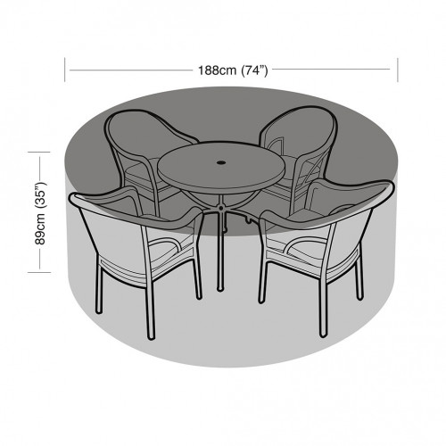 Weather Cover - 4-6 Seater Round  Cover