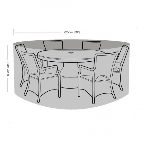 Weather Cover - 6 Seater Round