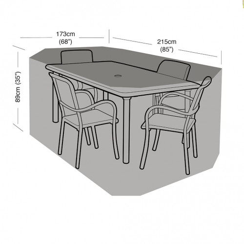 Weather Cover - 4 Seater Rectangular Cover