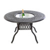 Fire Bowl, Grill and Ice 120cm Dining Table 