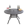 Fire Bowl, Grill and Ice 120cm Dining Table 