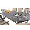 Fire Bowl, Grill and Ice Oval 8 Chair Dining Set