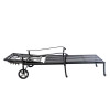 Metal Sunlounger with 53cm Side Table