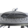 Fire Bowl, Grill and Ice 4 Chair Dining Set