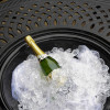 Fire Bowl, Grill and Ice Lounge Set for 4