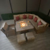 Henley Curved Firepit Set