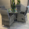 Malmo 4 St James Reclining Dining Set