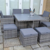 Mixed Grey 9pc Cube