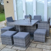 Mixed Grey 9pc Cube