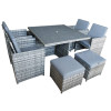 Mixed Grey 9pc Cube