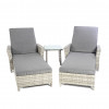 2 x Malmo Sunlounger with Arms