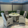 Pebble 110cm Reclining St James Dining Set