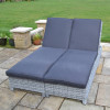 Slate Armless Sunlounger