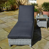 Slate Armless Sunlounger