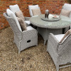 Whitewash 6 Seater Ascot Dining Set