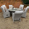 Whitewash 6 Seater Ascot Dining Set