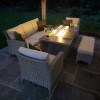 Madrid 3 Seat Sofa Set with Firepit