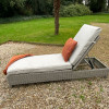 Whitewash 3pc Sunlounger Set